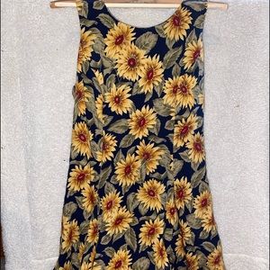 Vintage sunflower dress